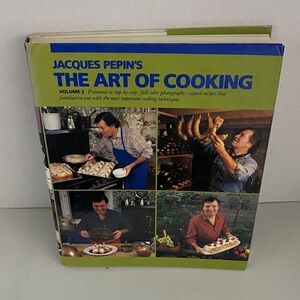 Jacques Pepin The Art of Cooking Volume 2 1988 Hardcover Classic